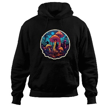 Discover Psychedelic Mushroom Forest Hoodies