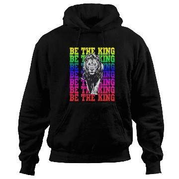 Discover Be The King Lion Rainbow Pride Empowerment Hoodies