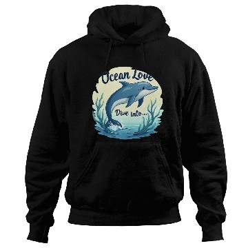 Discover Playful dolphins Hoodies