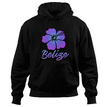 Discover Belize Hibiscus Hoodies