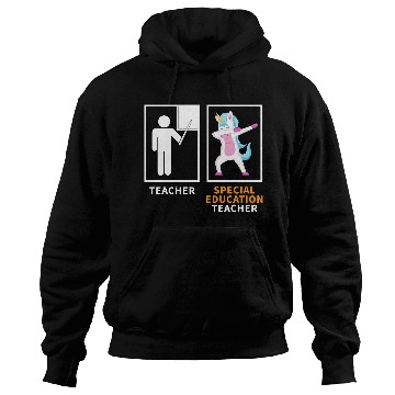 Discover Special education teacher dabbing unicorn Hoodies