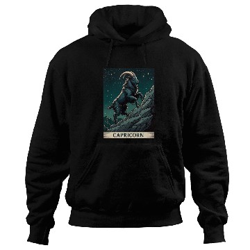 Discover Zodiac Card Capricorn Hoodies