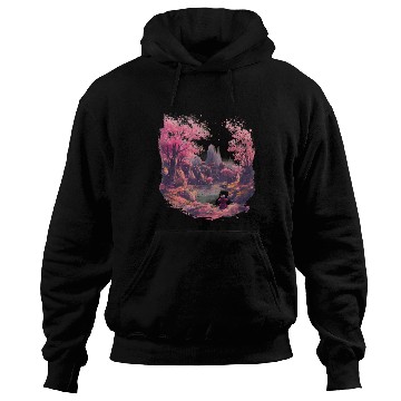 Discover Meditative Cherry Blossoms Idyll Zen Nature Asian Hoodies