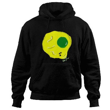 Discover Yellow and green fried egg and flies Hoodies