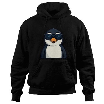 Discover Cool penguin with sunglasses summer funny Hoodies