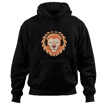Discover Bass the Vinyl Lion Hoodies