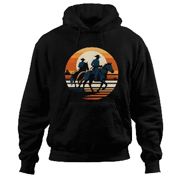 Discover Western Cowboys Silhouette Hoodies