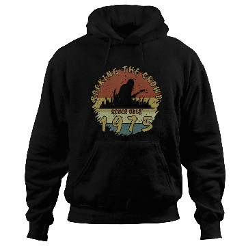 Discover 50th Birthday Rocking the crowd GIT 07/1975 Hoodies