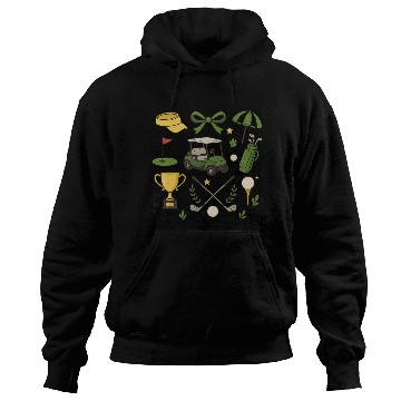 Discover Preppy Golf Coquette Golf Hoodies
