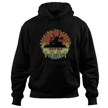 Discover 44th Birthday Rocking the crowd DRM 07/1981 Hoodies