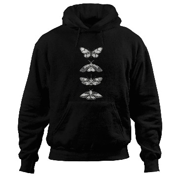 Discover Black Butterfly Bold Leap Hoodies