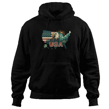 Discover USA Eagle - Patriotic Hoodies