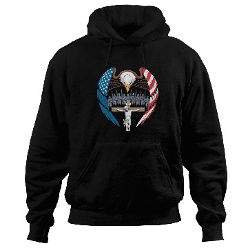 Discover USA Cross Soldiers Eagle Hoodies