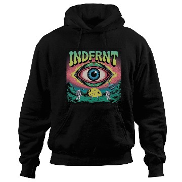 Discover Psychedelic Space Eye – Trippy Cosmic Poster Art Hoodies