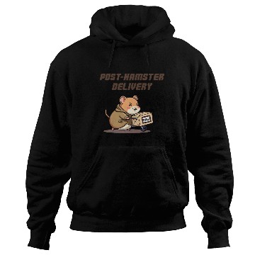 Discover Post-Hamster Delivery Hoodies