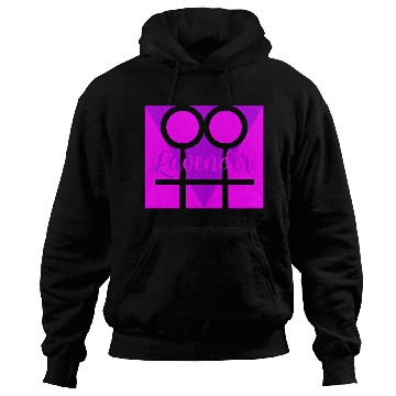 Discover Women Symbol with Lavender Triangle Hoodies