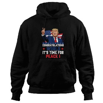 Discover Congratulations world, It's time for peace! Hoodies