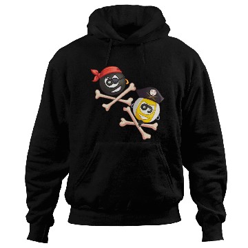 Discover 8-ball & 9-ball pirate duo (Pocket) Hoodies