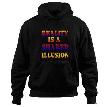 Discover Vivid Psychedelic Illusion Text Hoodies