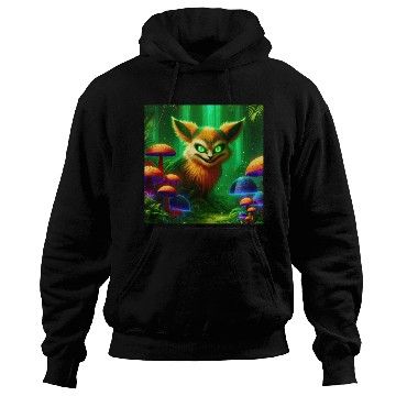 Discover Demon Fox in Enchanted Forest – Fantasy Creature Hoodies