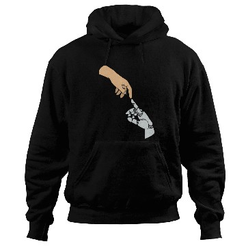 Discover AI Artificial Intelligence Robot Hand Hoodies