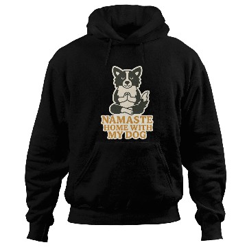 Discover Peaceful Dog Meditation Design Hoodies