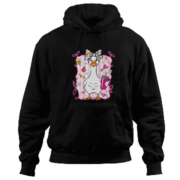 Discover Cute Goose With Coquette Back To School Hoodies