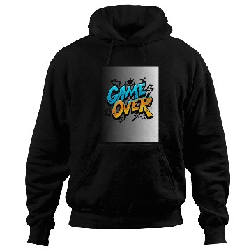 Discover Graffiti Style Game Over Illustration Hoodies