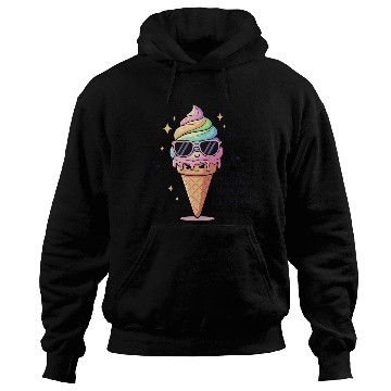Discover Cooler Than Ice Cream Pun Hoodies