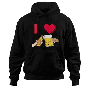 Discover I LOVE BEER #1 Hoodies