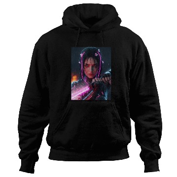 Discover Cyberpunk Samurai Girl Hoodies