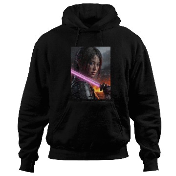 Discover Cyberpunk Samurai Girl Hoodies