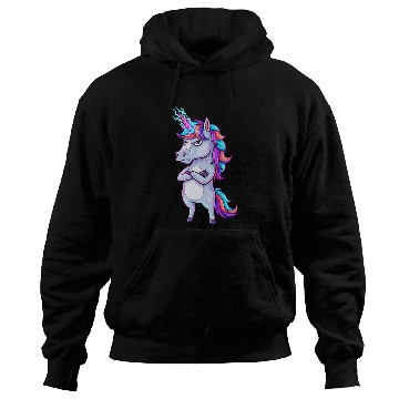 Discover Grumpy Unicorn: Sparkle & Sarcasm! Hoodies