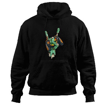 Discover Zombie Rock Hand Holding Monster Gaming Controller Hoodies