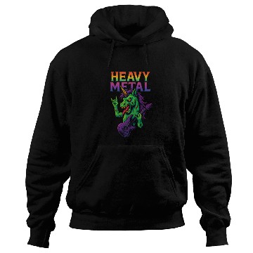 Discover Heavy Metal Zombie Unicorn Hoodies