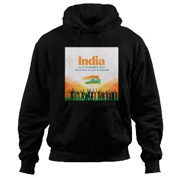 Discover Vibrant India Independence Day Celebration Hoodies