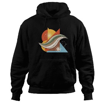 Discover Abstract Geometric Nature Motif Hoodies