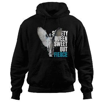 Discover Angel Statue with Empowering Quote Hoodies