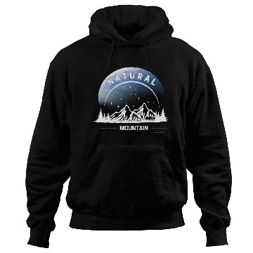 Discover Natural Mountain Wilderness Design Hoodies