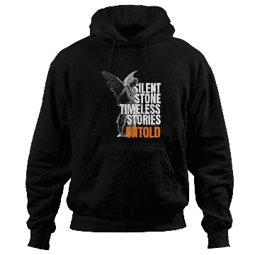 Discover Ethereal Angel with Timeless Words Hoodies