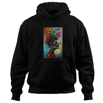 Discover Vibrant Nature-Inspired Human Portrait Hoodies