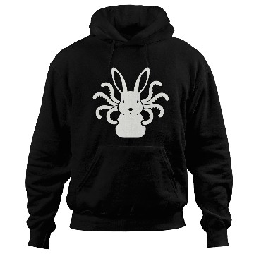Discover Octopus Bunny │Surreal White Cryptid Animal Mashup Hoodies