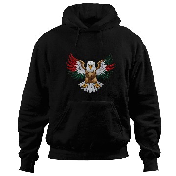 Discover Majestic Bald Eagle with National Colors Hoodies