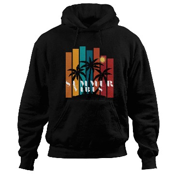 Discover Tropical Sunset Summer Vibes Design Hoodies