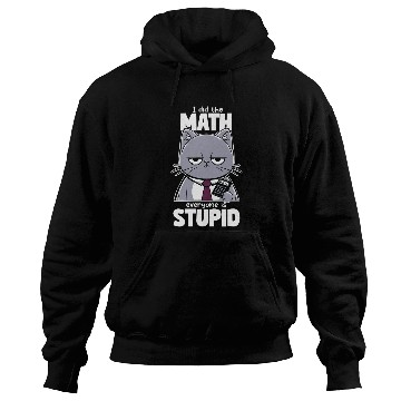 Discover Grumpy Cat Math Teacher Design Hoodies