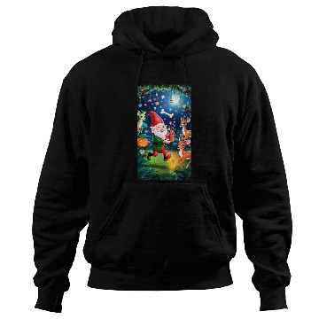 Discover Enchanted halloween Christmas Scene with Reindeer Hoodies