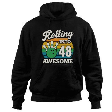 Discover Rolling into 48 with Bowling Fun Hoodies