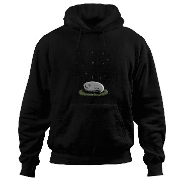 Discover Do Not Disturb Rock Resting Peacefully on Grass Hoodies