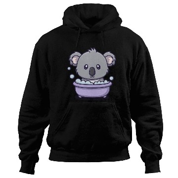 Discover Cute Koala Bear Taking a Bubble Bath Relaxing  Hoodies