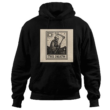 Discover Dark Tarot The Death Illustration Hoodies